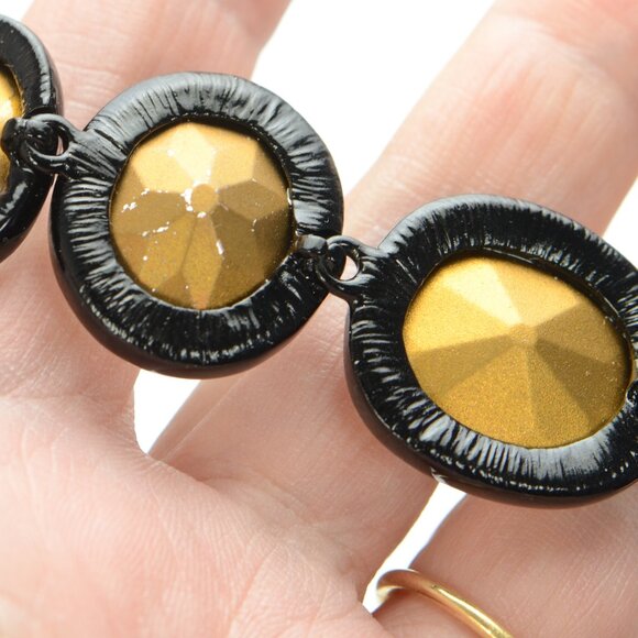 Kenneth Jay Lane Crystal Headlight Bracelet - Picture 10 of 12